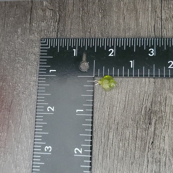 Peridot Facet Beaded Pendant P311 - Picture 3 of 3